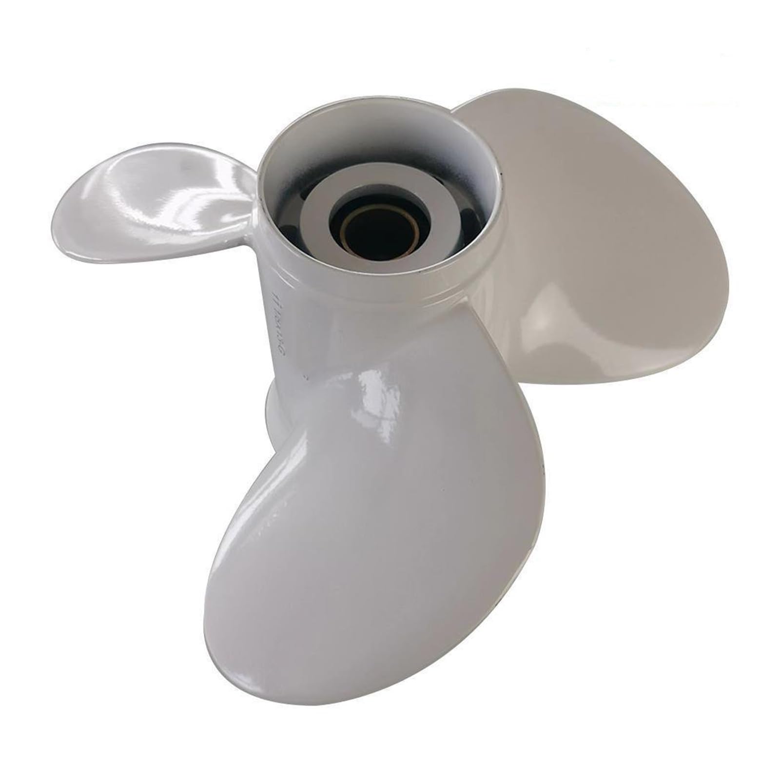 Elica in lega di alluminio, elica marina fuoribordo compatibile con Yamaha 25-60HP (11 3/8X12-G)