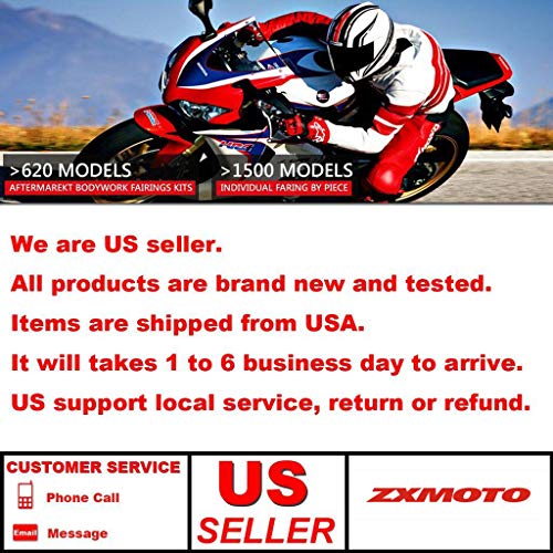 Zxmoto Fairings Kit For 2017 2018 2019 2020 Suzuki Gsxr 1000Rr Abs Plactic Bodywork Painted Glossy Black #TOP6