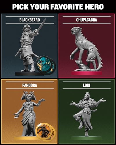 restoration games unmatched battle of legends vol 3 - for ages 9 and up 2 to 4 players