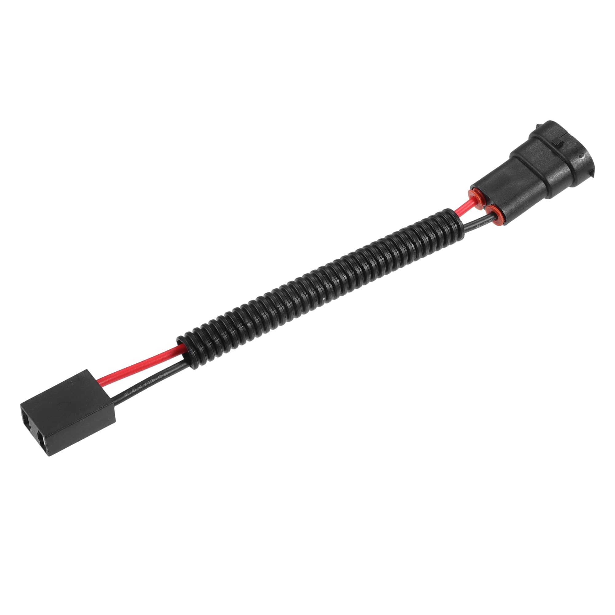 Motoforti Universal Car Headlights Light Bulb Modification Wiring, Exchange Connector Male Female Socket Adapter, H7 to H11, Durable, Plastic, Black