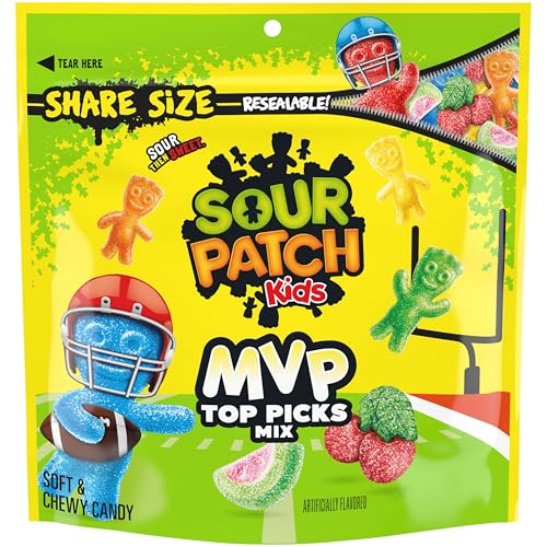 SOUR PATCH KIDS MVP Top Picks Mix Soft & Chewy Gummy Candy, 11 oz - image 1