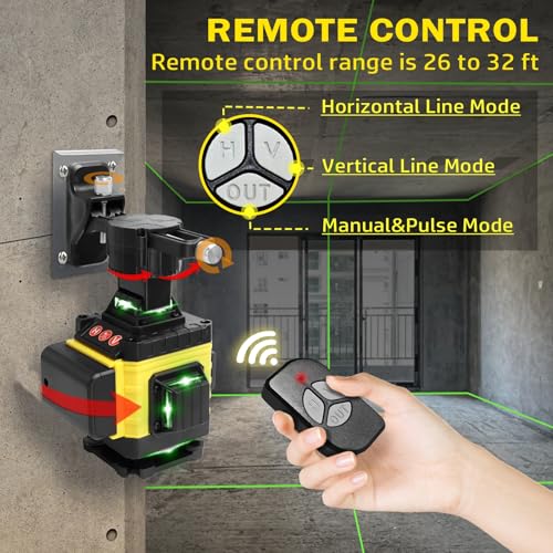 Eodoju Laser Level, 4 X 360° Laser Level With Tripod, Self Leveling Laser Level 4D Green Lazer Level 16 Lines Laser Level 360 Self Leveling For Construction, Picture Hanging, Floor Tile thumb #1