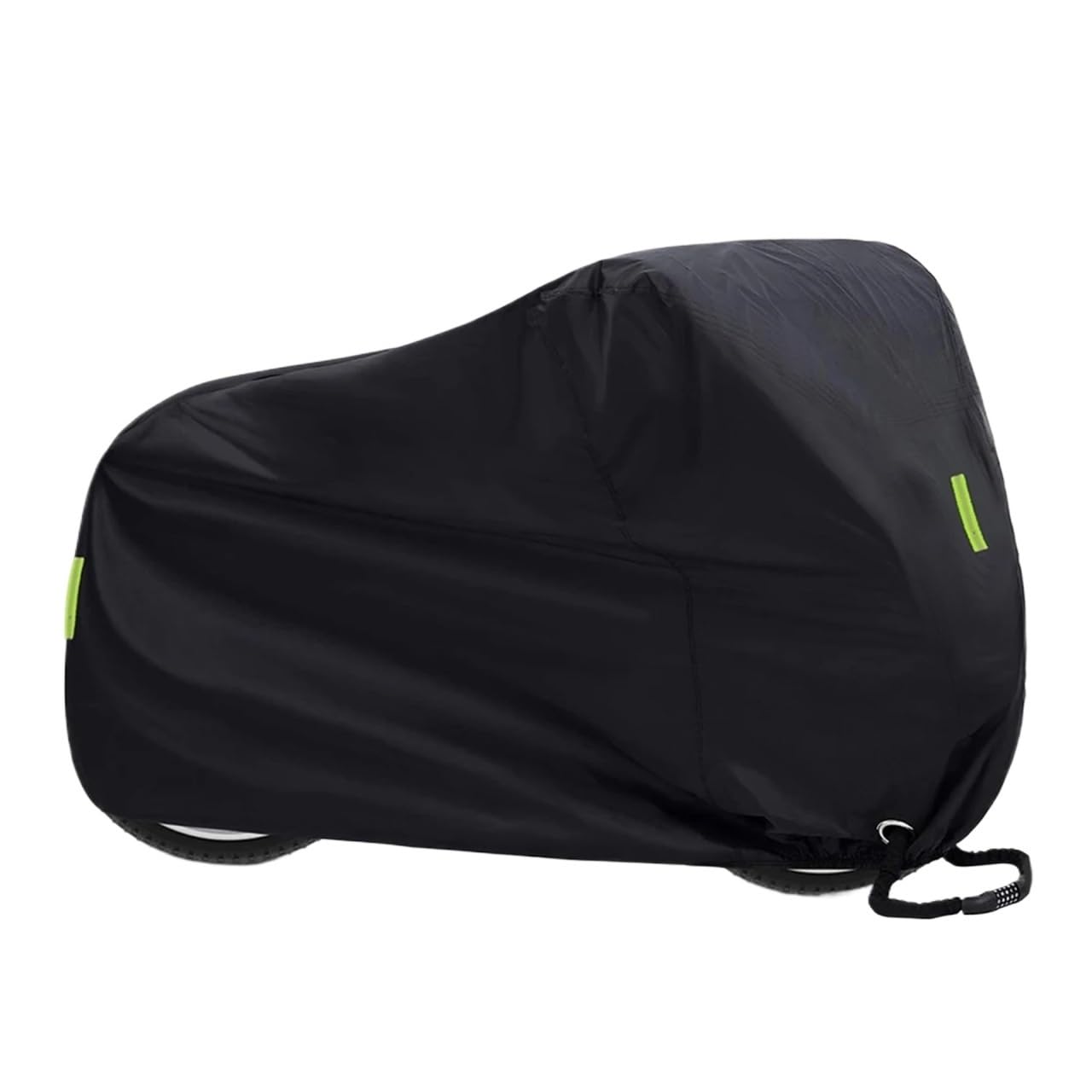 Coprimoto in tessuto Oxford | Multicolor for moto e biciclette: confezione da 2 Rain Oxford con borsa Lockhole(Black)