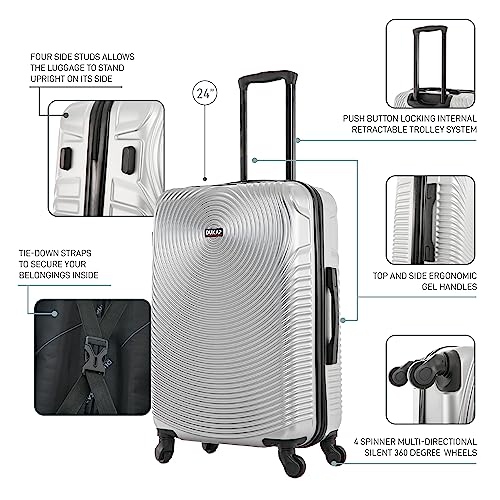 DUKAP INCEPTION Silver Spinner Luggage