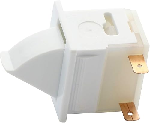 Miniatura 2 de Kitchen Basics 101 Paquete de 2 interruptores de luz para puerta de refrigerador ES18806 para GE WR23X10143, 5309918806, Whirlpool, Maytag, Admiral,