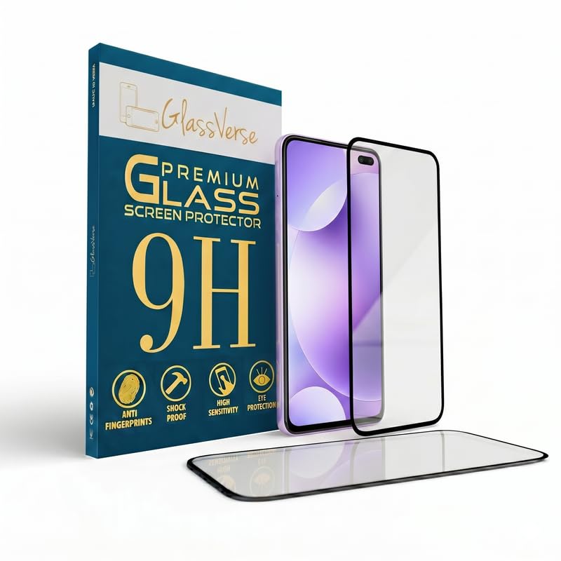 Image of GlassVerse Privacy Tempered Glass for Redmi K30 | Anti Spy Screen Protector, 9H Hardness, Edge to Edge, Case Friendly, Hassle-less Installation Kit Included. (Pack of 2)
