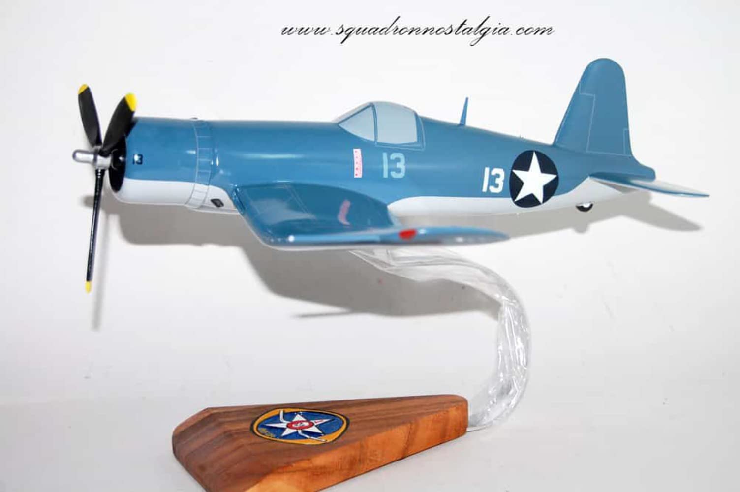 Squadron Nostalgia LLC VMF-124 Whistling Death F4U-1 Corsair Model