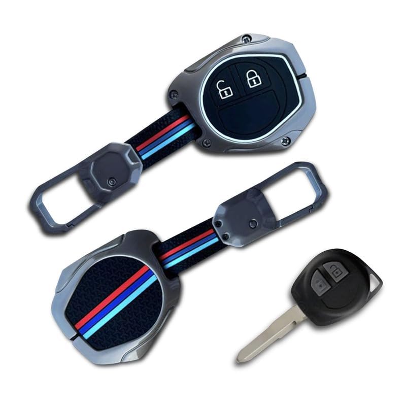 Image of NEODRIFT 'KeyShield' Car Key Cover for Maruti Suzuki Ciaz (Shape 1, 02 Buttons) (Durable, Stylish, and 360 Protection)