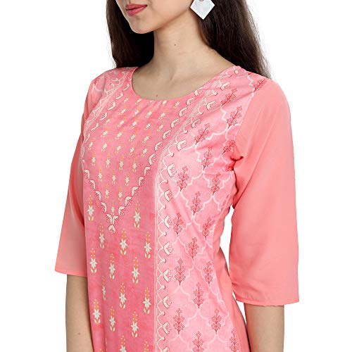 Image of Pinkmint Women's Crepe Regular Kurta