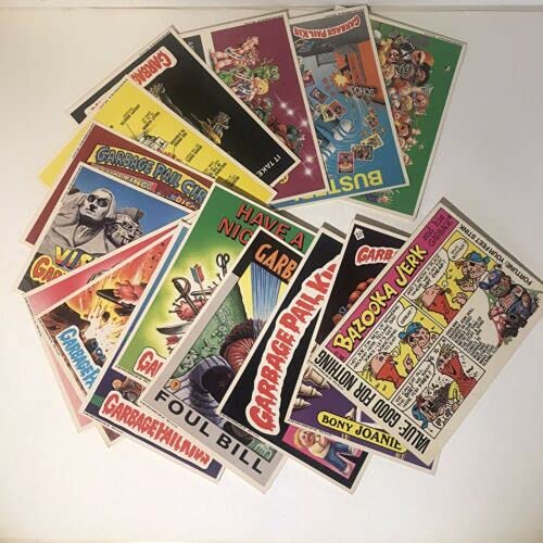 1986 Topps Garbage Pail Kids Complete 2nd Series Giant Card Set