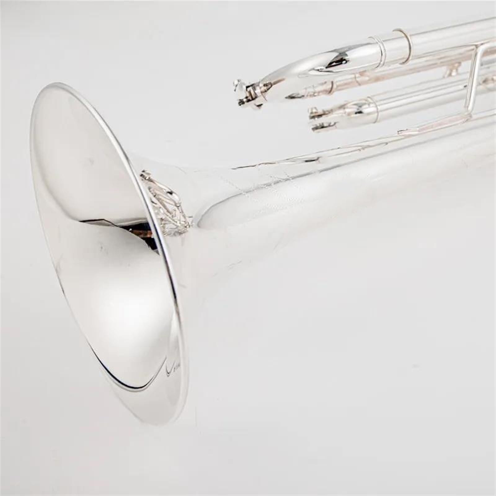 Standardowa Trąbka Instrument Instrument Płaski Z Trąbką Srebrną Mosiężny Instrument Muzyczny Dla Miłośników Muzyki
