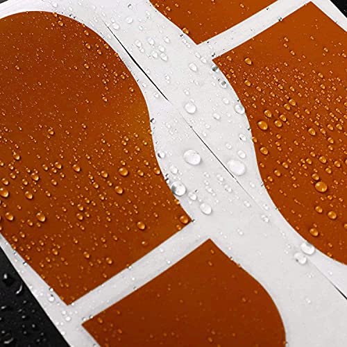 45 Pairs 90 Prints Kids Shoes Decals 8 Inch Footprint Stickers Pvc Classroom Floor Footprint Stickers For Class, Dance Studio, Office Floor Wall Stairs Decoration, Back-To-School Supply, Mix-Color #TOP2