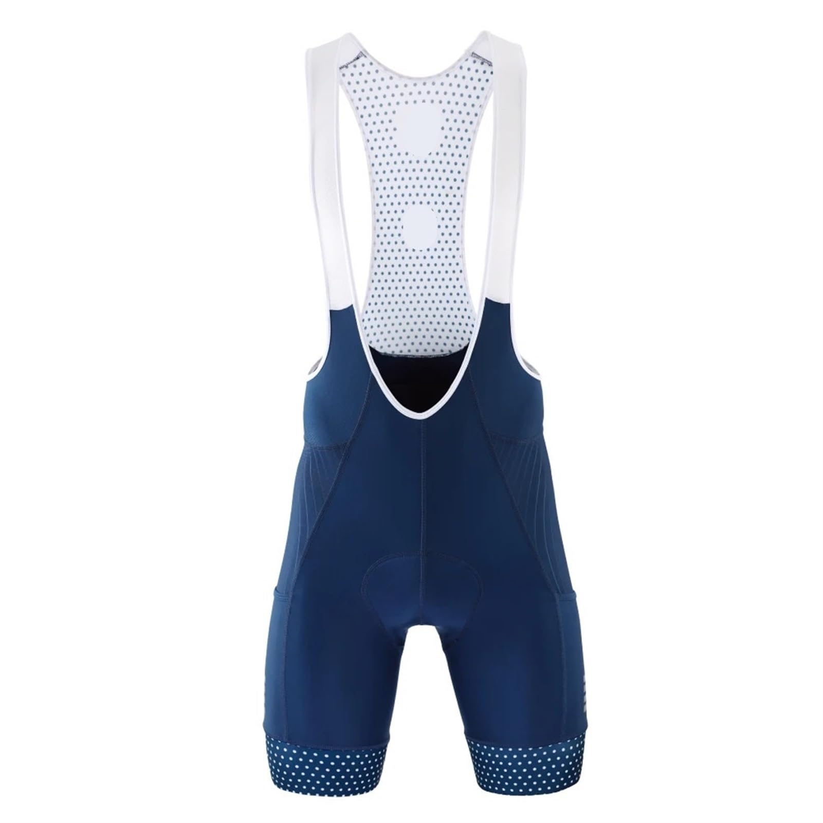 Culotte Ciclismo Hombre Pantalones cortos de ciclismo for hombre, con almohadilla de gel 5D, reflectantes, transpirables, con bolsillos traseros, en azul, gris, verde y rojo Ropa Ciclismo Hombre(BLUE,