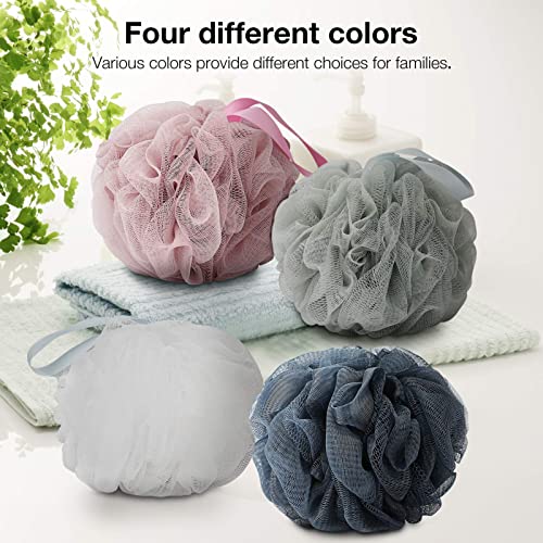 DadyMart - Set di 4 spugnette per bagno e doccia