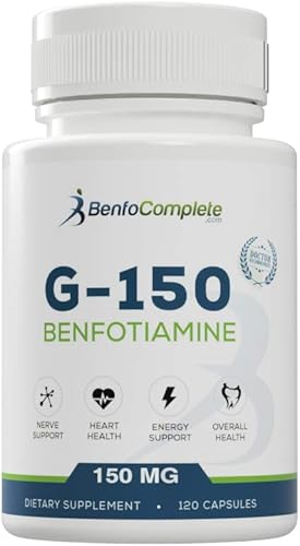 Miniatura 3 de Benfotiamine 150 mg 120 cápsulas de gelatina por botella, paquete de 3 botellas
