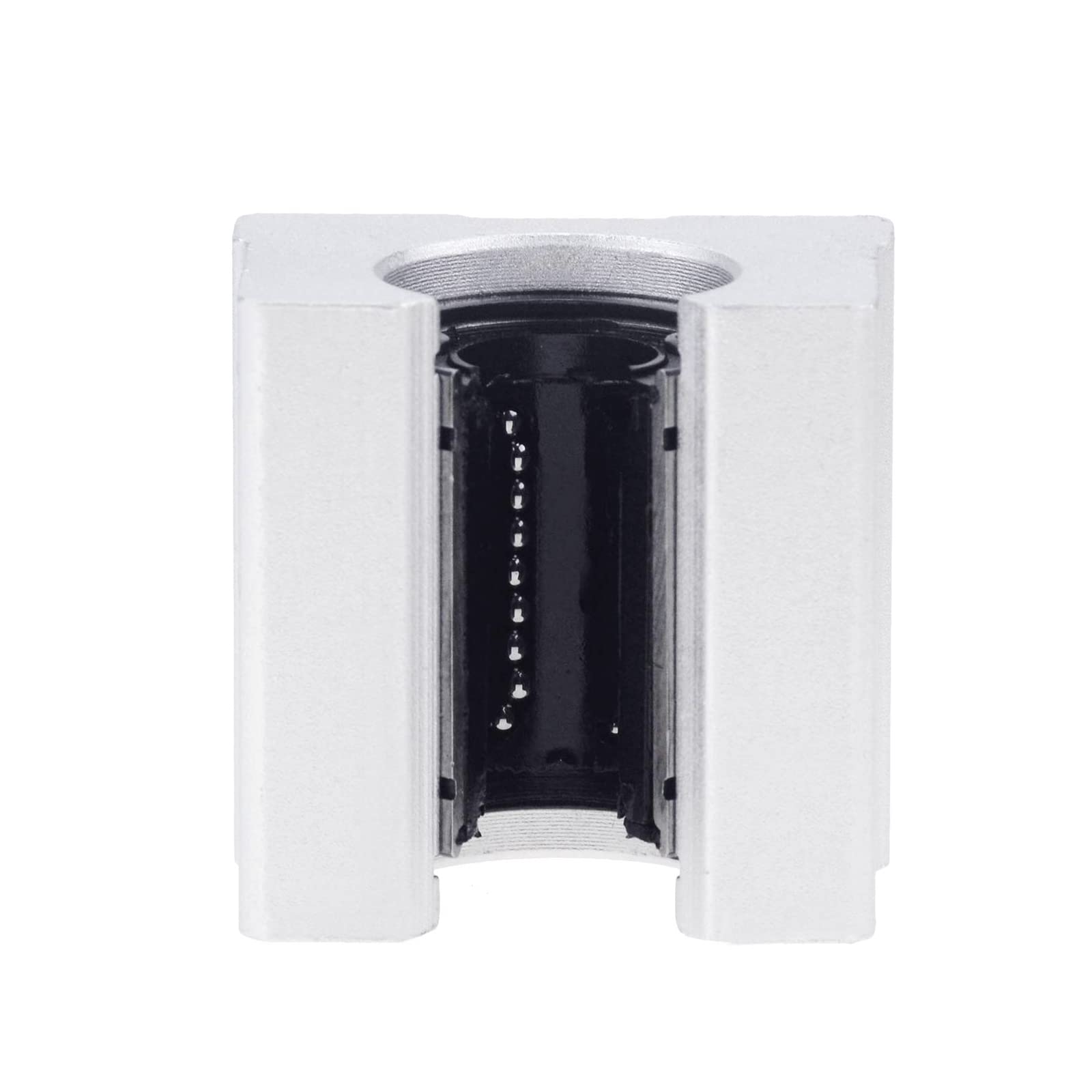 4 blocchi lineari con cuscinetti a sfera SBR per guida lineare SBR, parti in alluminio CNC (20 mm, 4)