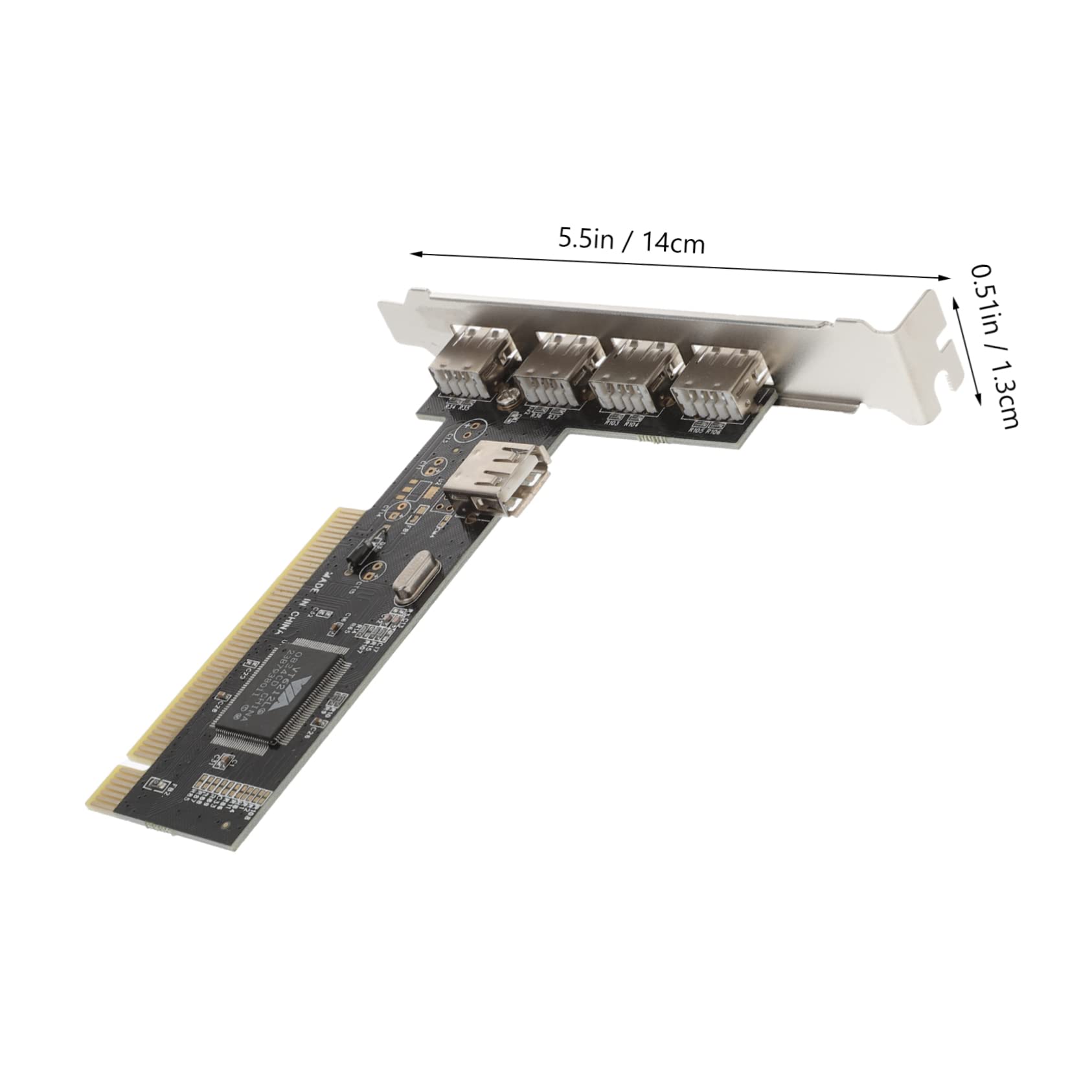 Balacoo Pci-e Extender Card 5 USB Ports Pci-e Riser Pcie USB Extender No Driver Needed