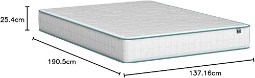 Miniatura 43 de Zinus Colchón de resorte superior apretado de 10 pulgadas, tamaño matrimonial, colchón de resortes interiores, certificado CertiPUR-US, colchón en