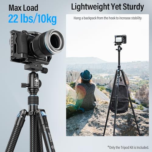 Image of SIRUI Traveler X-III Carbon Fiber Tripod 60 inch, Ball Head, Arca Swiss QR