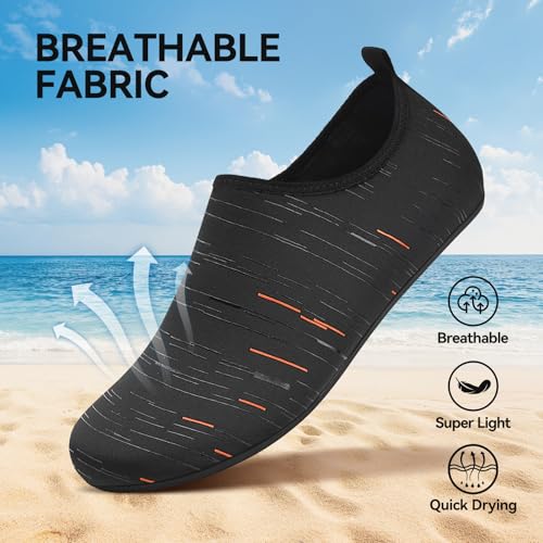 Image of Sixspace Water Shoes for Women Men Aqua Socks Swim Shower Beach Barefoot Pool Quick-Dry Non Slip Lake Surf