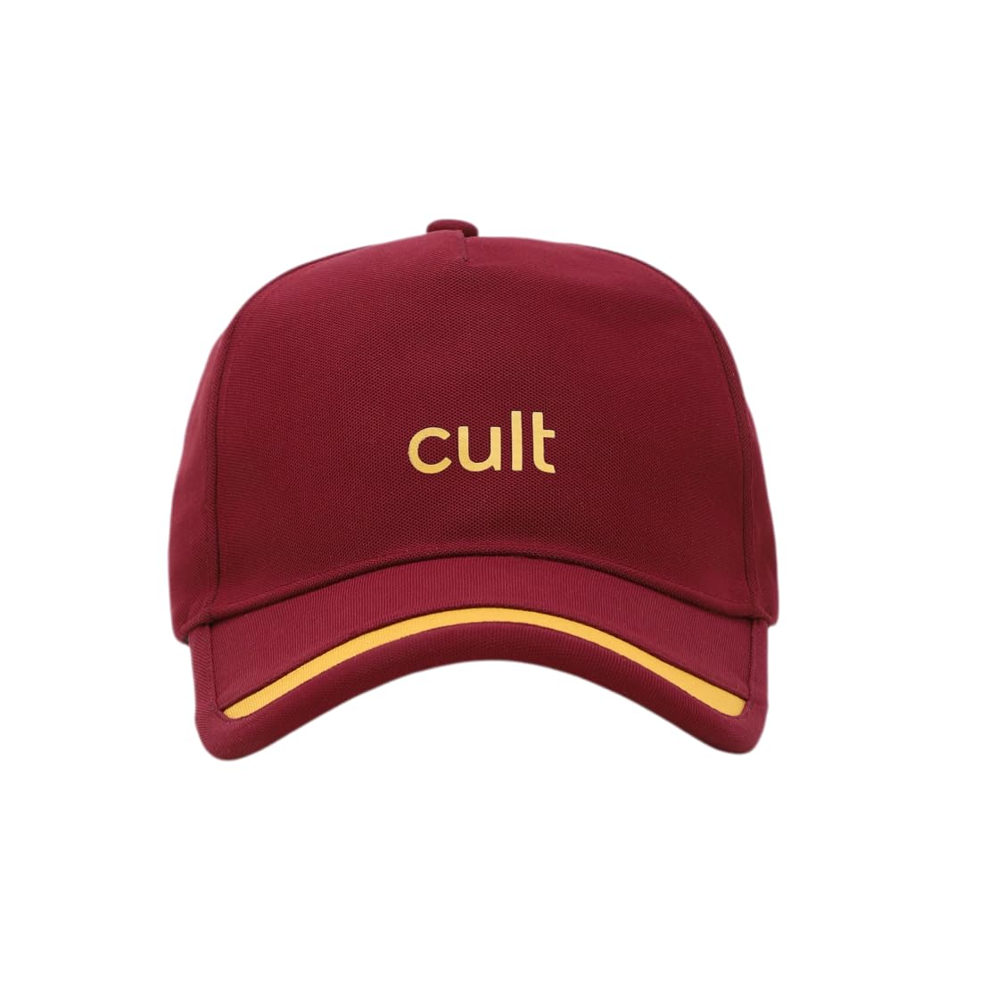 Front Pop Cap Red and Yellow– Unisex Adjustable Cap for Men & Women