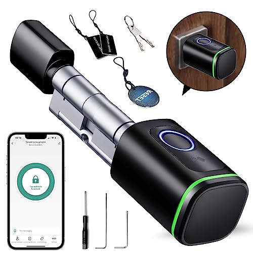 AVATTO Smart Elektronisches Türschloss SchließZylinder 80mm (40/40) mit...