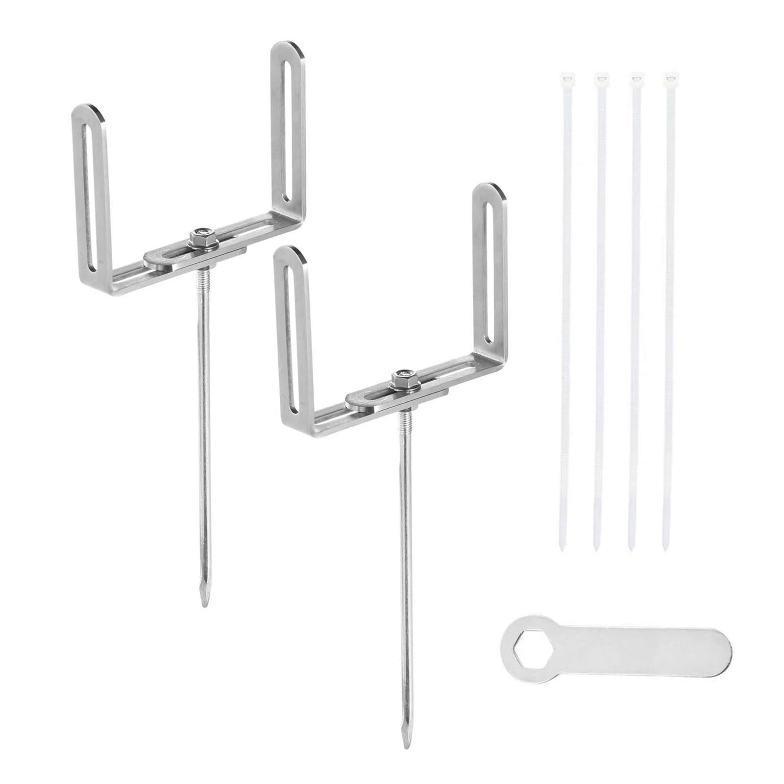 Hdoytxxm 15Cm 2Pcs Gutter Downspout Holder Stable Stand Rustproof Downspout Stabilizer For Effective Water Drainage Enduring Adjustable Gutter Extension Bracket