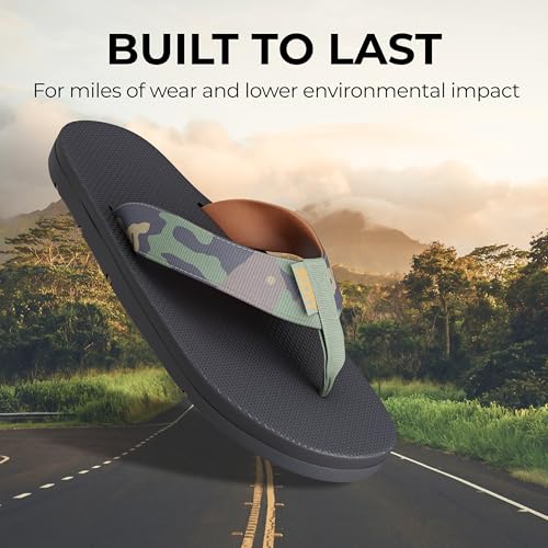 Scott Hawaii Men's Kaikane Sandal | Nylon Strap with Neoprene Lining | Molded Rubber Outsole with Arch Support and Heel Cup | Podiatrist Recommended3