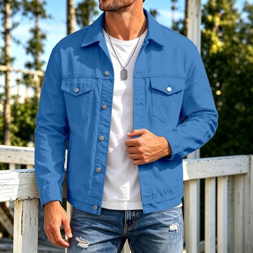 Veste de moto à manches longues en denim pour la route