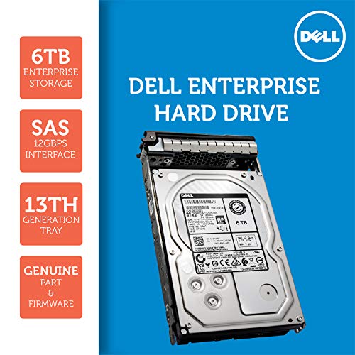 Image of Dell PYM8J 6TB 512e NL-SAS 12Gbps 7.2K 3.5 inch HDD | 13G Tray | WD HGST Ultrastar 7K6000 HUS726060AL5214 | PowerVault PowerEdge Enterprise Data Center Hard Drive | Bundle with Compatily Screwdriver