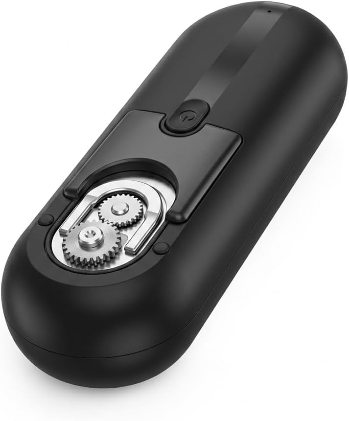 Automatic Electric Can Opener, Rechargeable One-Touch Opening Tool for Kitchen, Mini Portable Labor-Saving Device, Whisp
