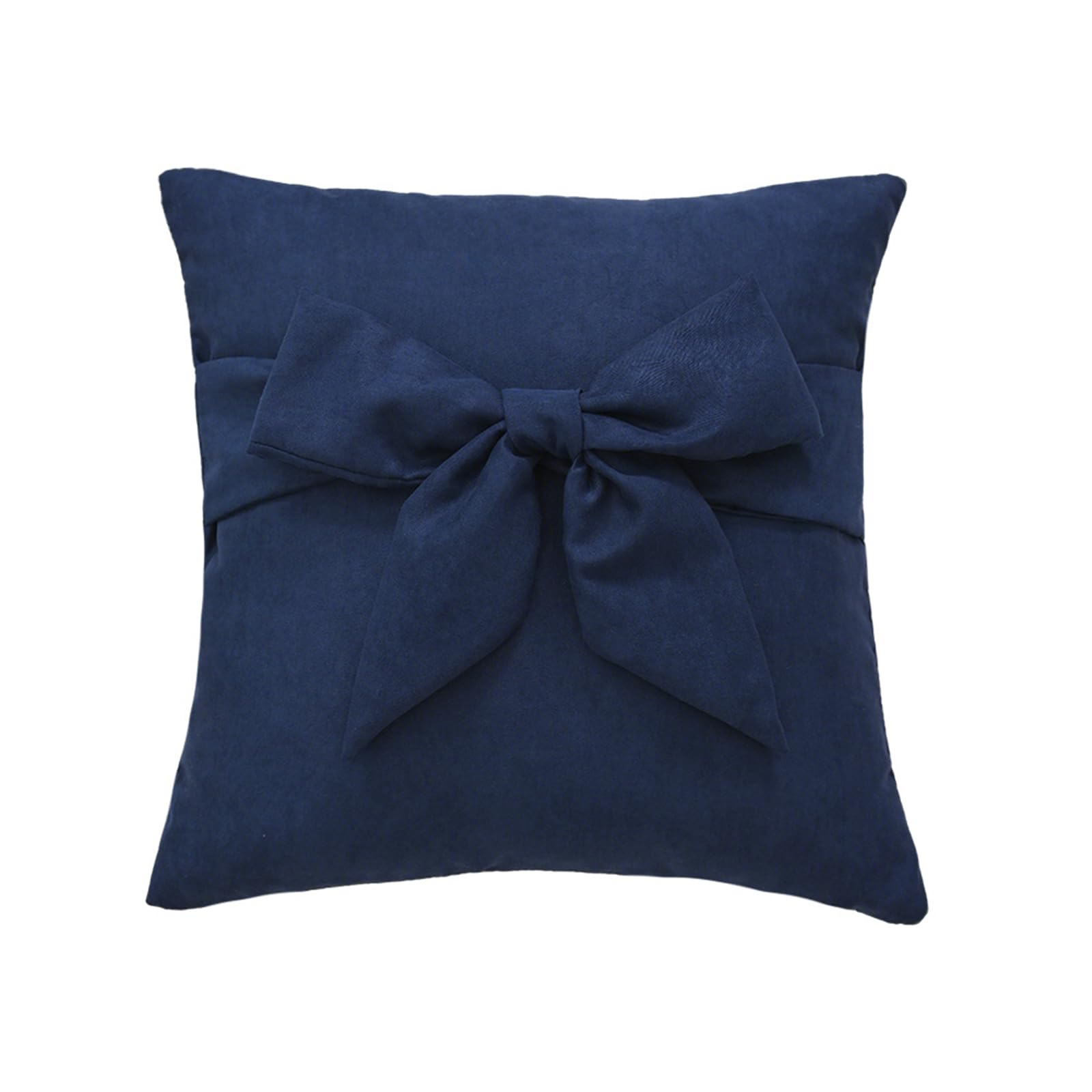 Msioytog Bowknot Pillow Cover Accessory for Decorative Accent and Pillow