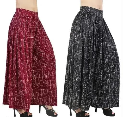 Image of M.M. Textiles Women's Loose Fit Palazzo P01