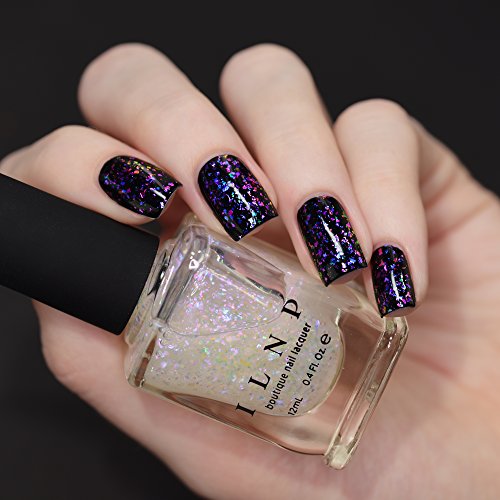 Image of ILNP Looking Glass - Blue, Purple, Pink Color Shifting Iridescent Flakie Topper Nail Polish
