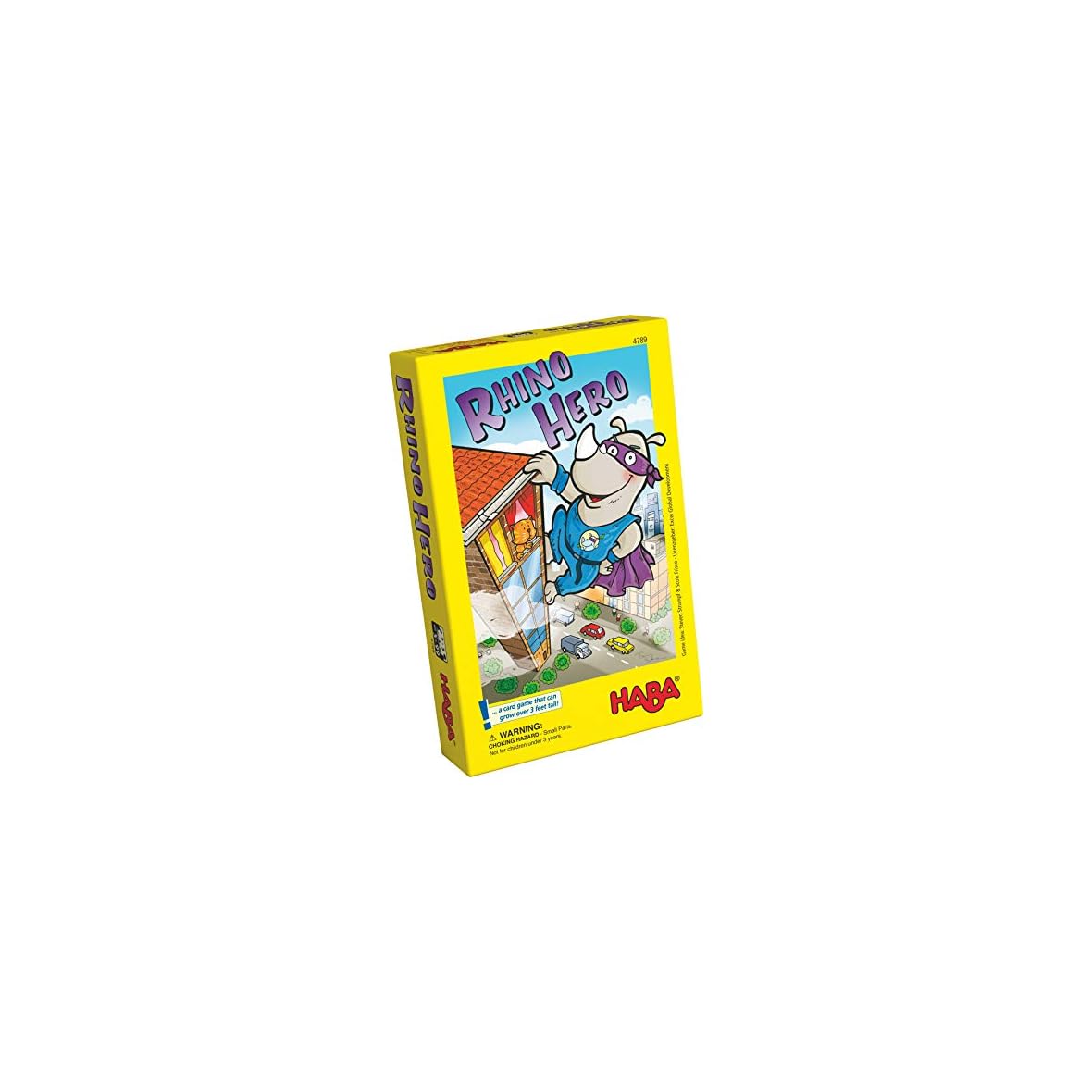 Haba 4789 Rhino Hero- Un Juego De Apilamiento 3d Para Edades 5+ Versión En Inglés (made In Germany)