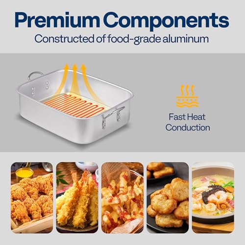 VIVOHOME-18-Qt-Aluminum-Deep-Fry-Pan-and-Basket-Rectangular-Fish-Fryer-for-Indoor-and-Outdoor-Use