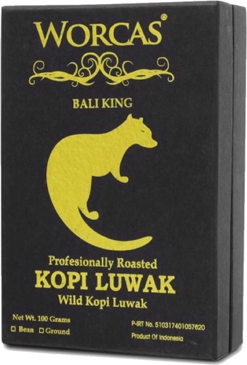 Worcas Bali King コーヒー 100g Amazon.co.jp: WORCAS 【Whole Beans/100g】 Bali Kopi Luwak Civet