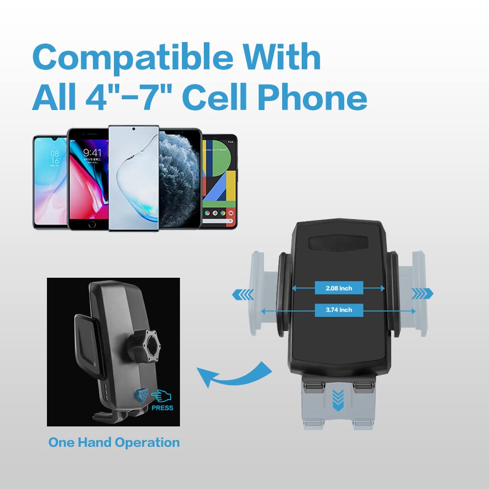 Hoppac Phone Holder For Cars Air Vent Car Phone Mount Upgrade Hook