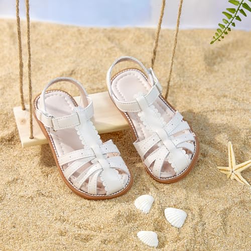 Image of Kiderence Toddler Girls Sandals Little Girls Kids Summer Shoes Toddler Sandals