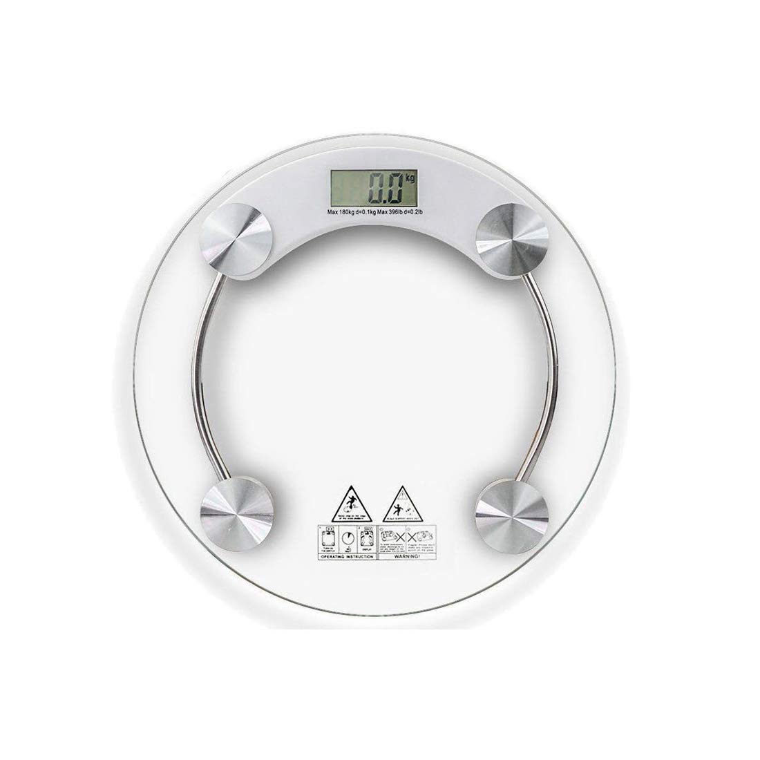 MCP Healthcare Digital Round shape Glass, Personal Bathroom, lens with Thick Toughened glass and Low battery Indicator, Transparent Automatic Weighing Scale, Measure Units in both KG/LB. (B09ZJ18YFC) Amazon Price History, Amazon Price Tracker