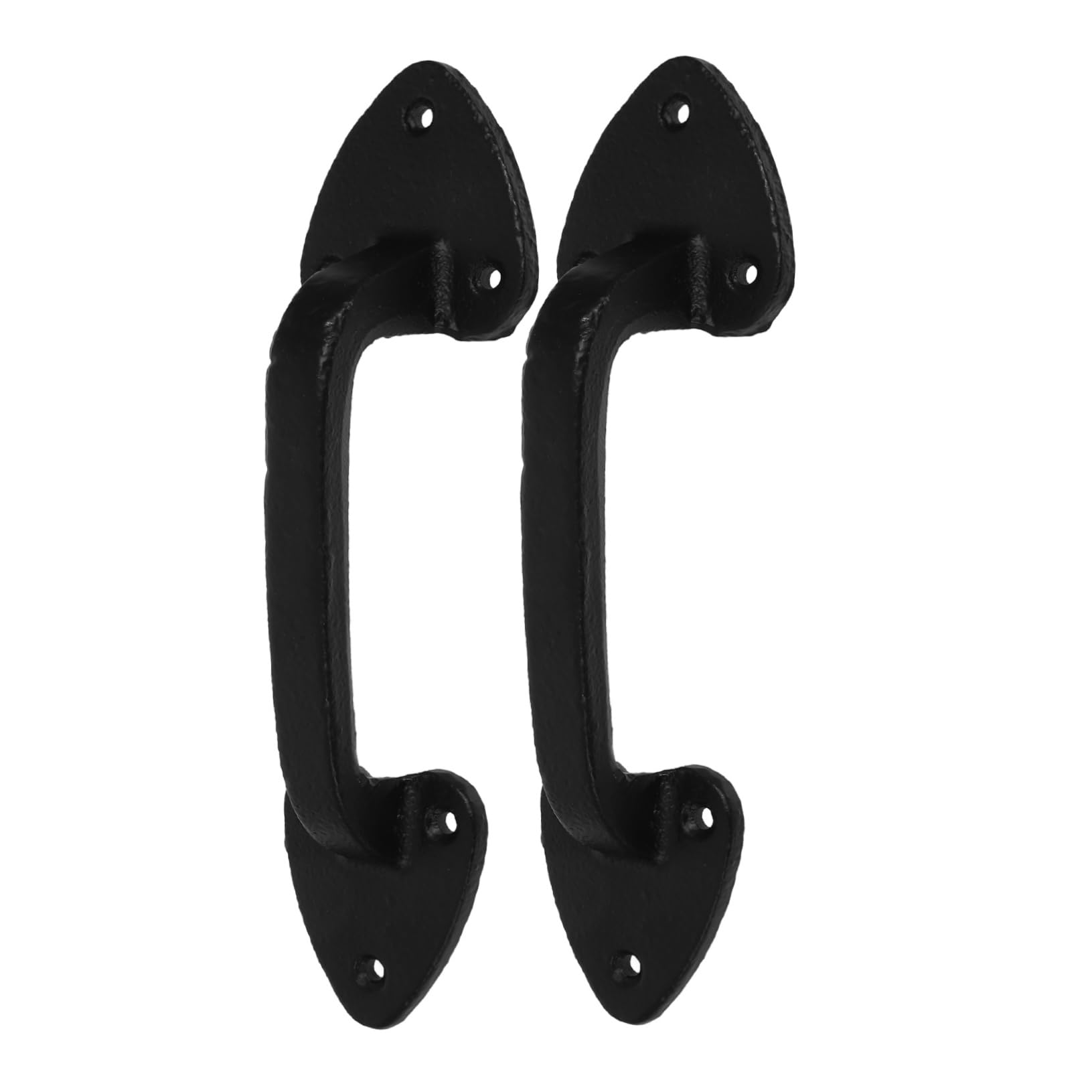 Poignée en fonte noire poignée de porte industrielle pour porte coulissante
