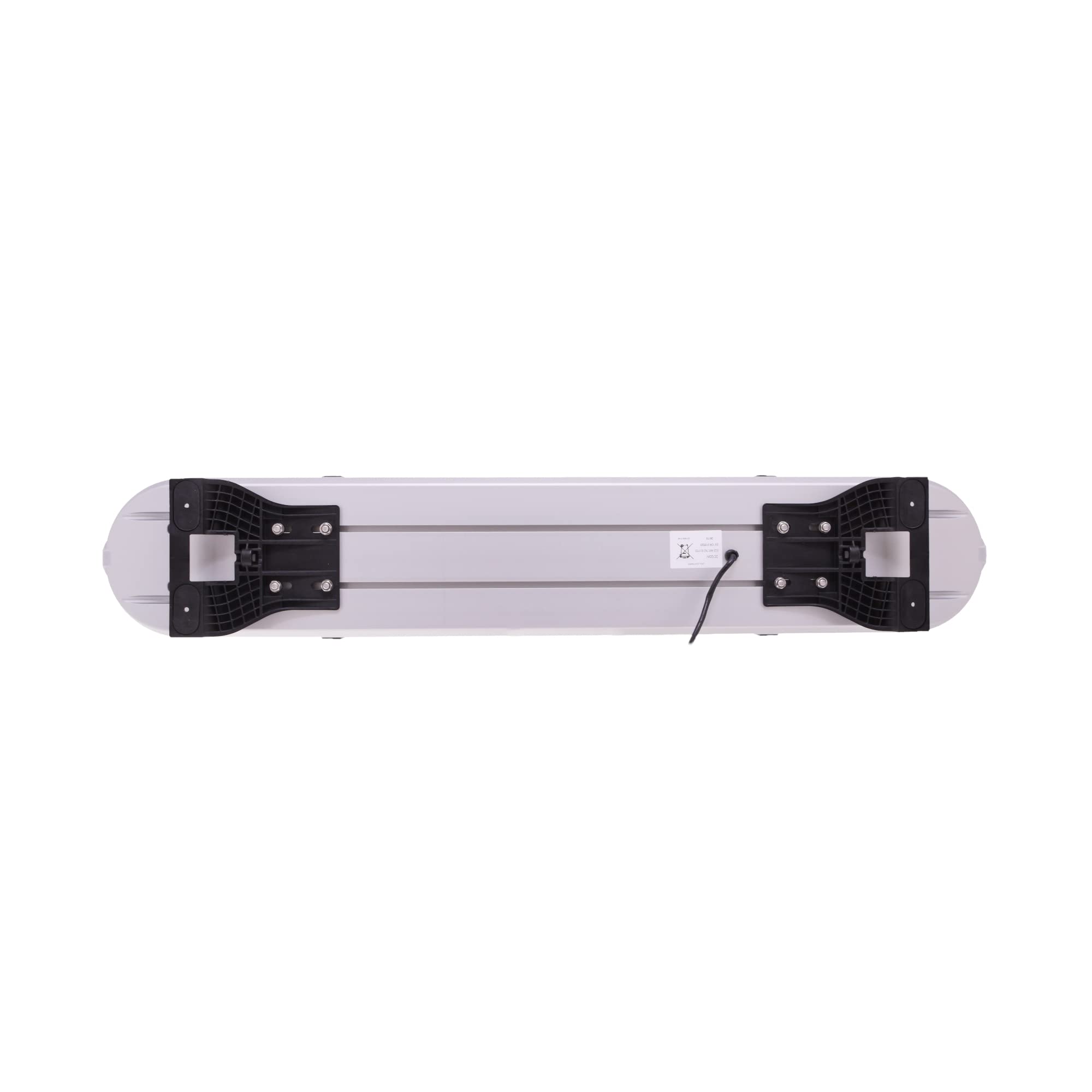 Astero - Barra de advertencia led (119 cm, con parte central), color amarillo