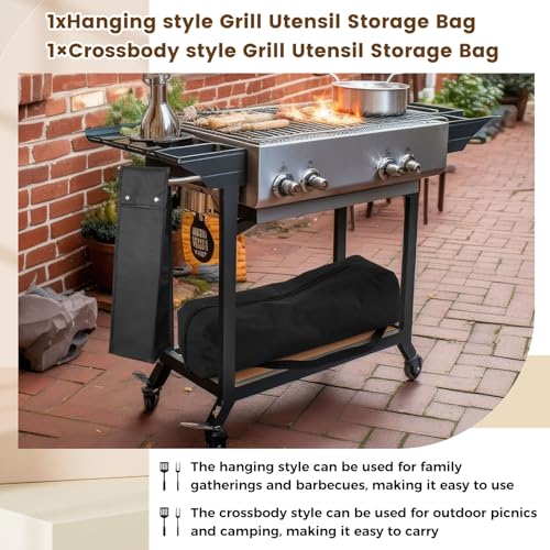 2 Bolsas Prácticas para Almacenar Utensilios de Parrilla miniatura 6