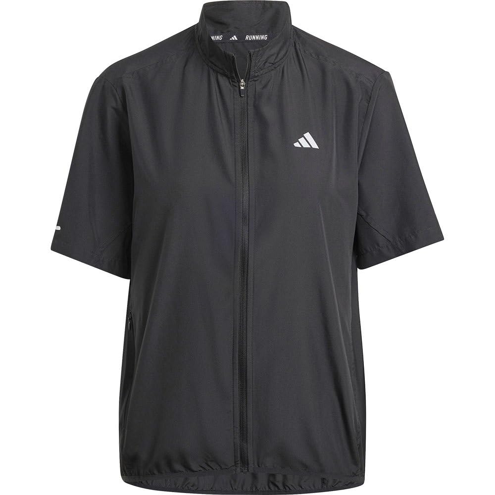 Adidas Damen Run It Short Sleeve Jacket Jacke