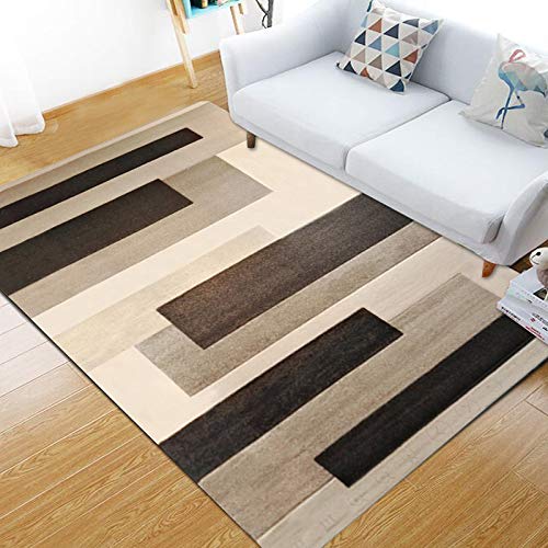 Nordic Geometric Printing 200 * 280 cm YJL-003,Matte für Fitnessgeräte, als Schutzmatte beim Training nutzbar, Bodenschutzmatte für