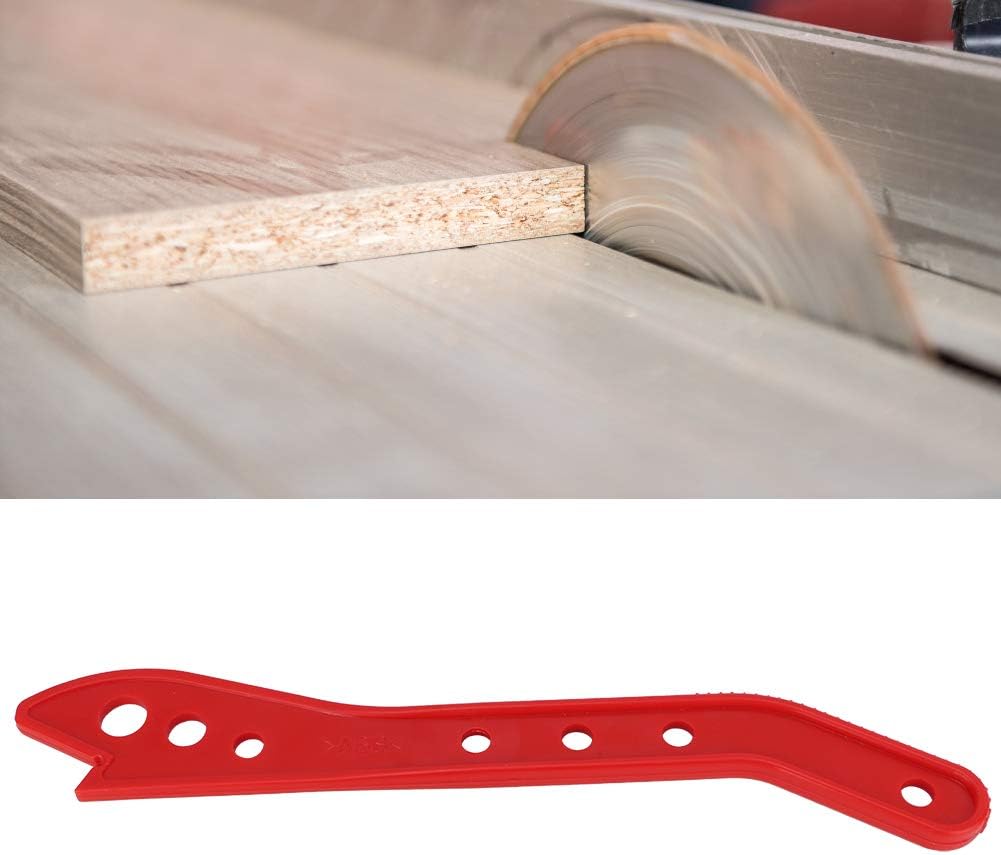 Push Stick for Table Saw Woodworking 16.5 Inch ABS Red Saw Blade Push Stick Router Table Wood Pusher Tool for Carpentry Safety