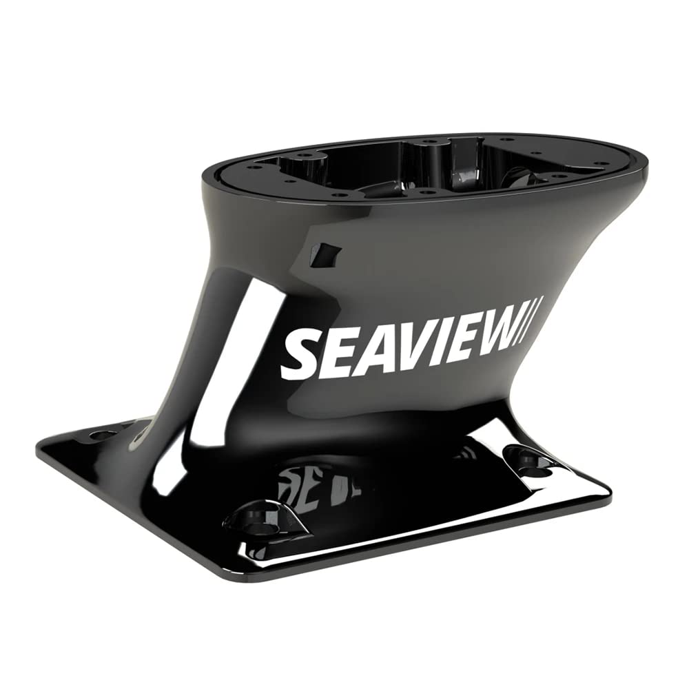 SEAVIEW 5" Modular Mount AFT Raked 7x7 Base Top Plate Required - Black