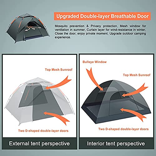 Carpa automática para 3 personas ultraligera para camping miniatura 6