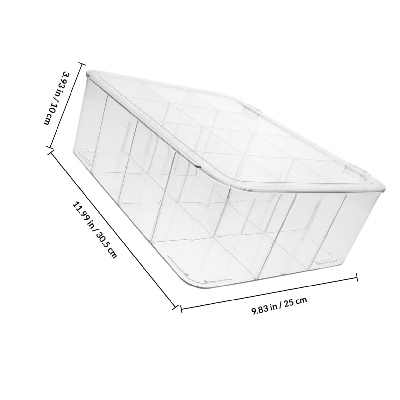 Boîte de Rangement Porte-Cartes de Visite en Plastique avec Compartiments et Couvercle Résistant aux Chutes et des Cartes pour Bureau