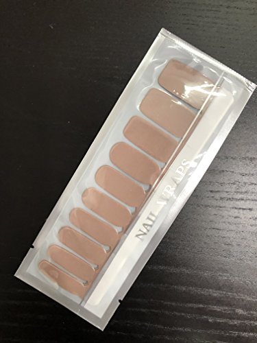 LIHI Color Lab EXTRE Adhesion 22PCS Nail Art Transfer Decals Sticker DIY Nail Polish Strips ,Nail Wraps, Nail Patch, 100% Real Nail Polish Sheets Applique for Manicure, Wedding, Party, A404 Khaki